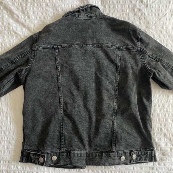 Garage Boyfriend Denim Jacket - Black - Picture 3 of 5